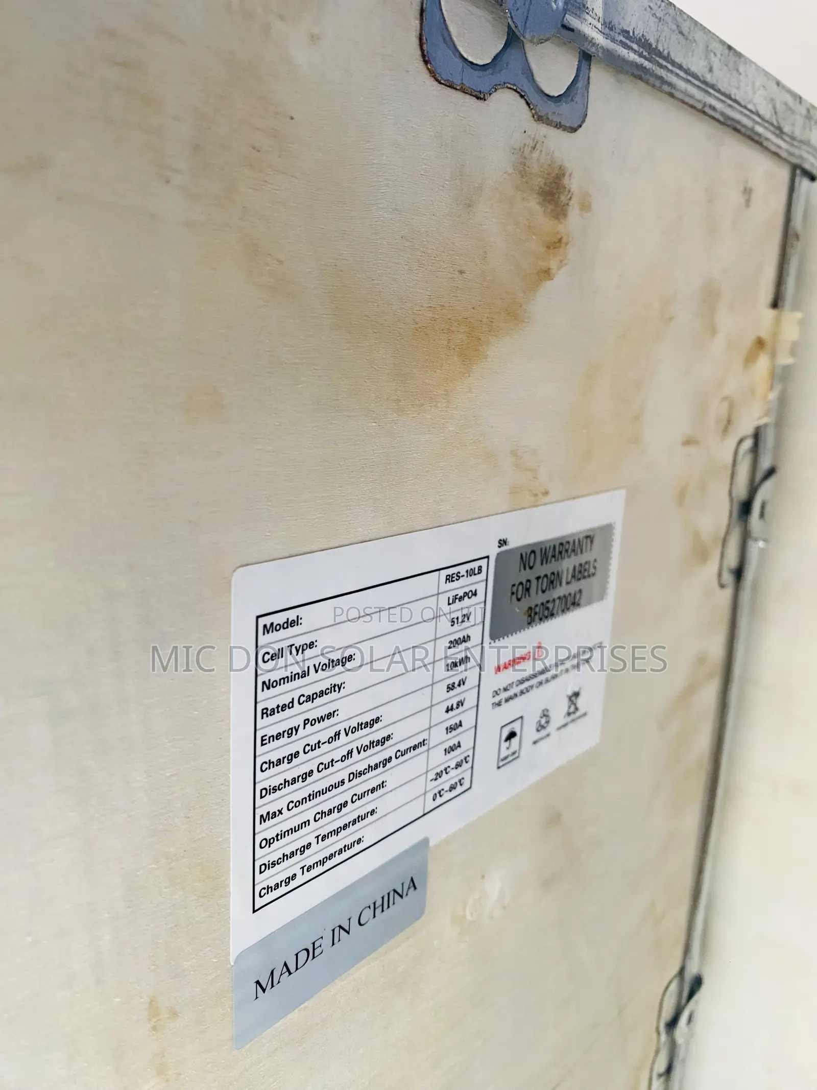 Hyper Power 10kwh Lithium Battery