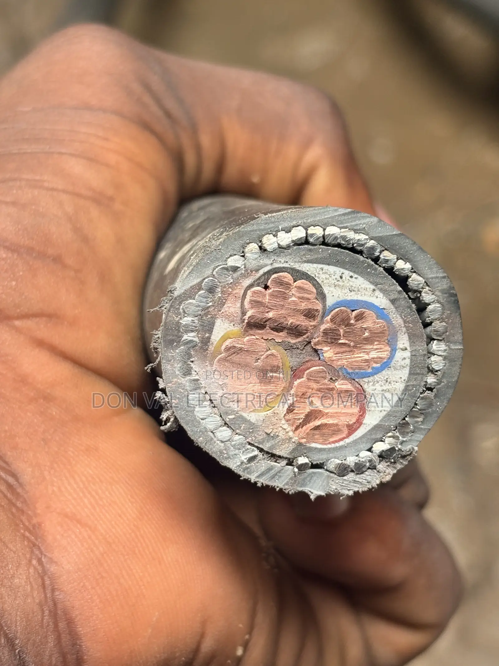 4c X 25mm Armored Cable