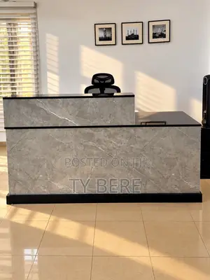 Imported Receptionist Table With Staff Chair