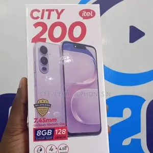 New Itel City 200 128 GB Black