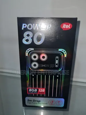 New Itel Power 80 128 GB Black
