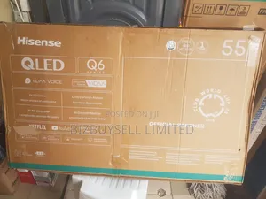 55" Inches Hisence Qled 4k Smart Television Set, Q6 Series.