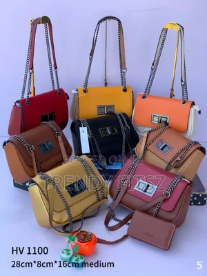 Chain Strap Flap Handbag With Matching Wallet