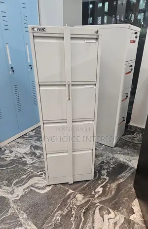 4 Drawer Office Cabinet With Locking Bar