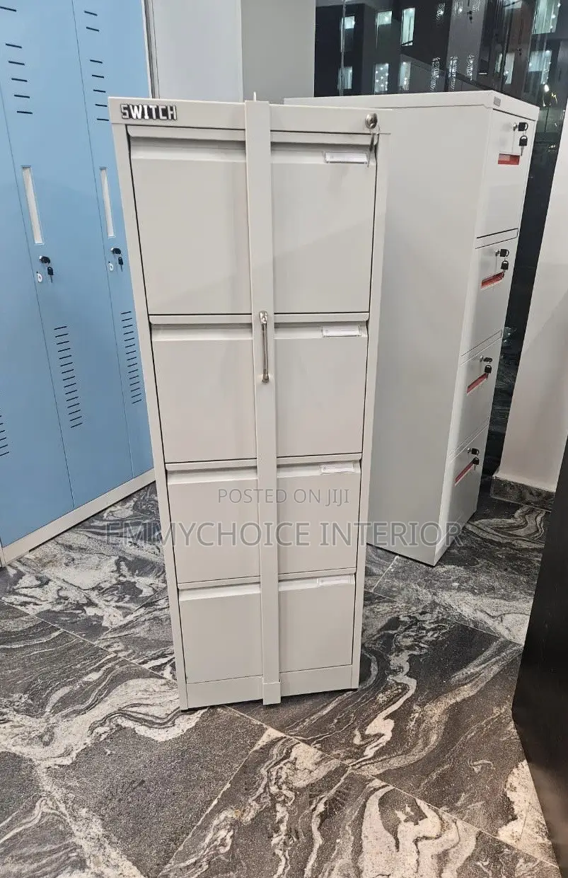 4 Drawer Office Cabinet With Locking Bar