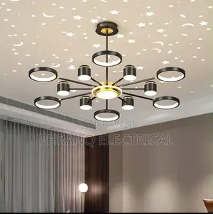 New Chandeliers Romantic Starry Modern Ceiling Light