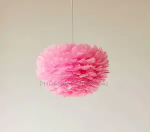 Nordic Modern White Feather Chandelier