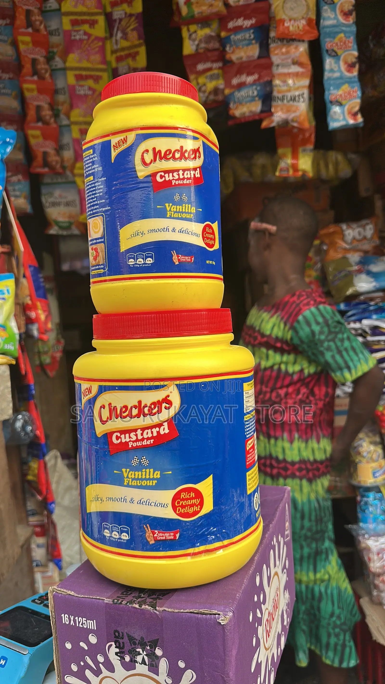 Checker Vanilla Flavor Custard 2kg