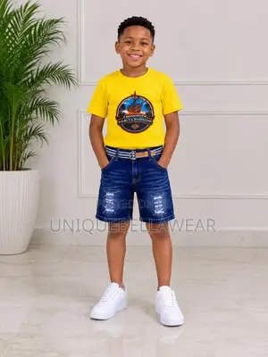 6-16(fits 4yrs-10yrs) Kids Brandnew High Quality Stock Ripped Short