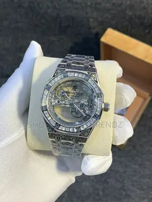 Audemars Piguet Stoned Frame Automatic Watch | Luxury Timepiece