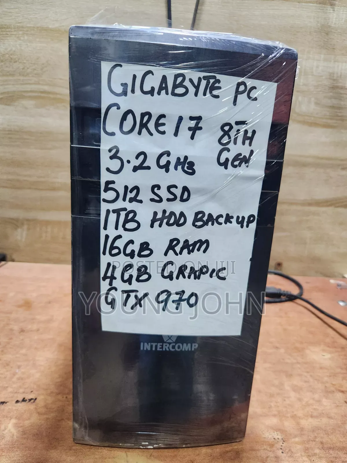 Desktop Computer Gigabyte 16GB Intel Core i7 HDD+SSD 512GB