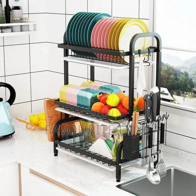 3 Step Plate Rack