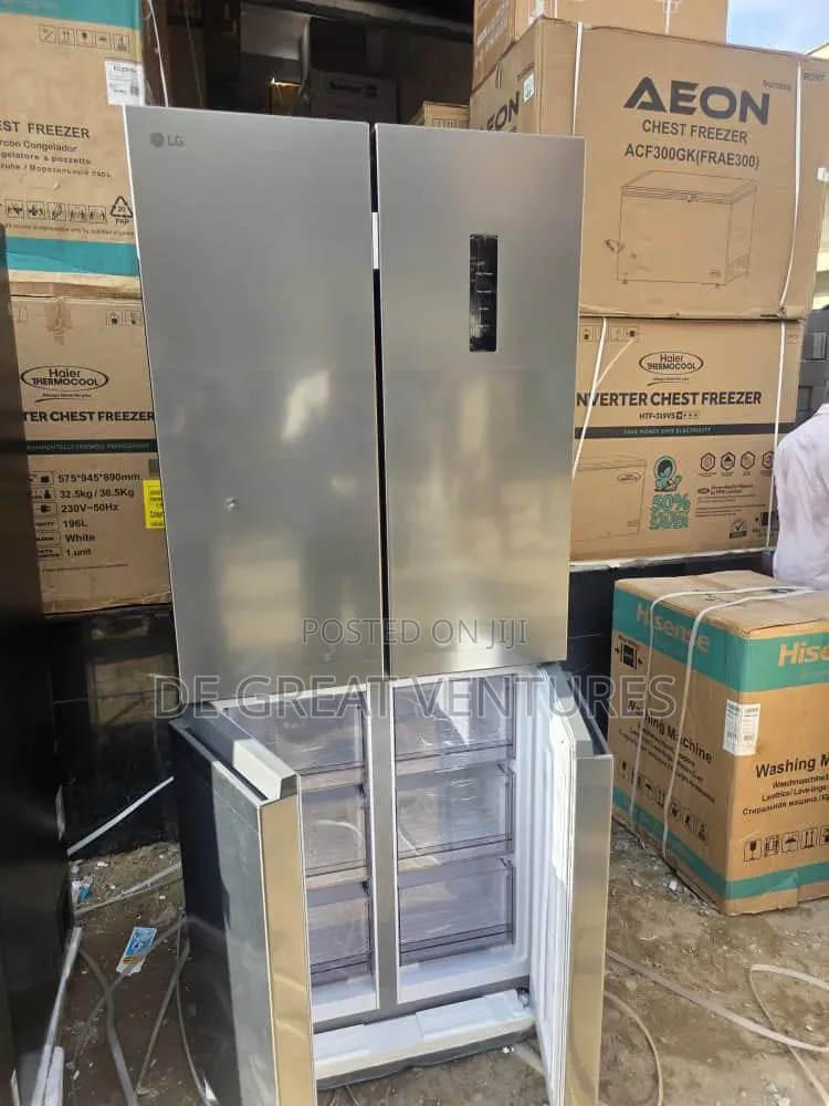 Brand New LG Side-Side 4doors Refrigerator√436l√external√silver Colour