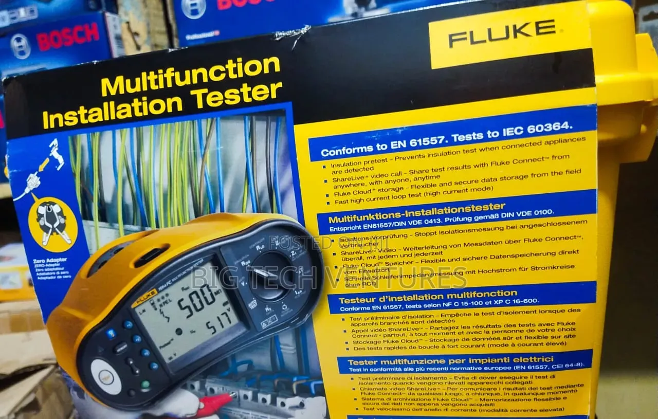 Fluke Multifunction Installation Tester From the 1600 Series,