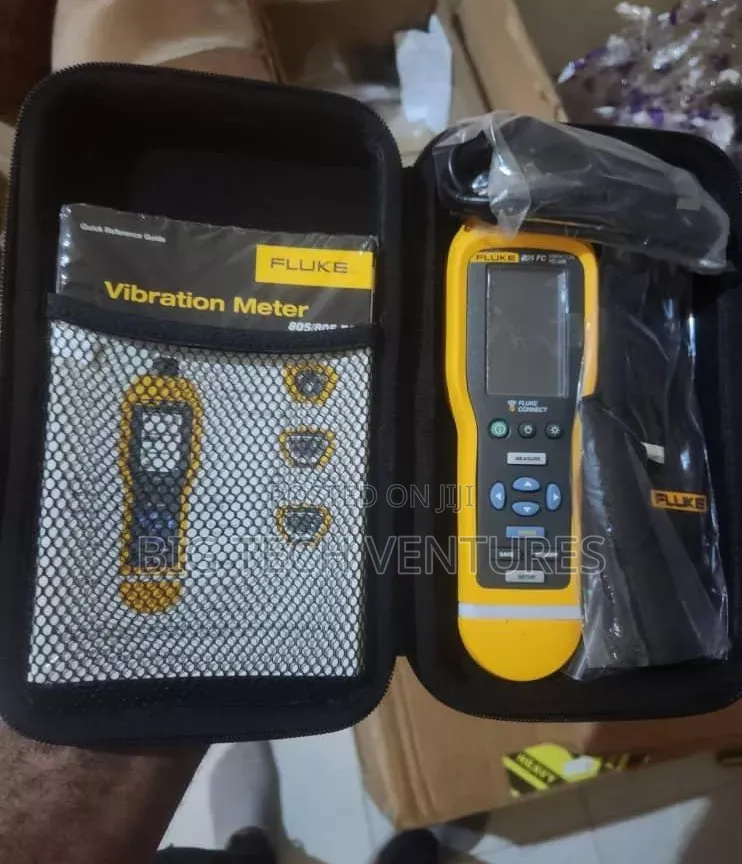 The Selected Region Shows a Fluke 805 FC Vibration Meter Stored