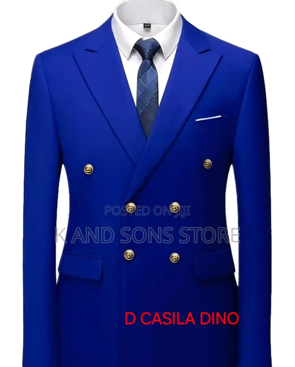 Double Breasted Dino Man Suit