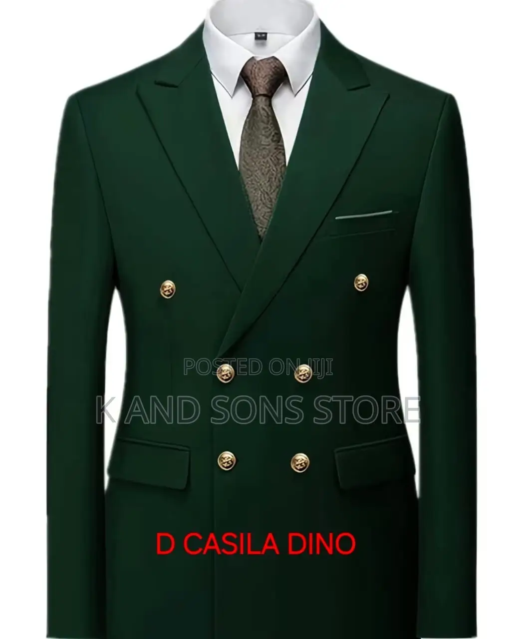 Double Breasted Dino Man Suit