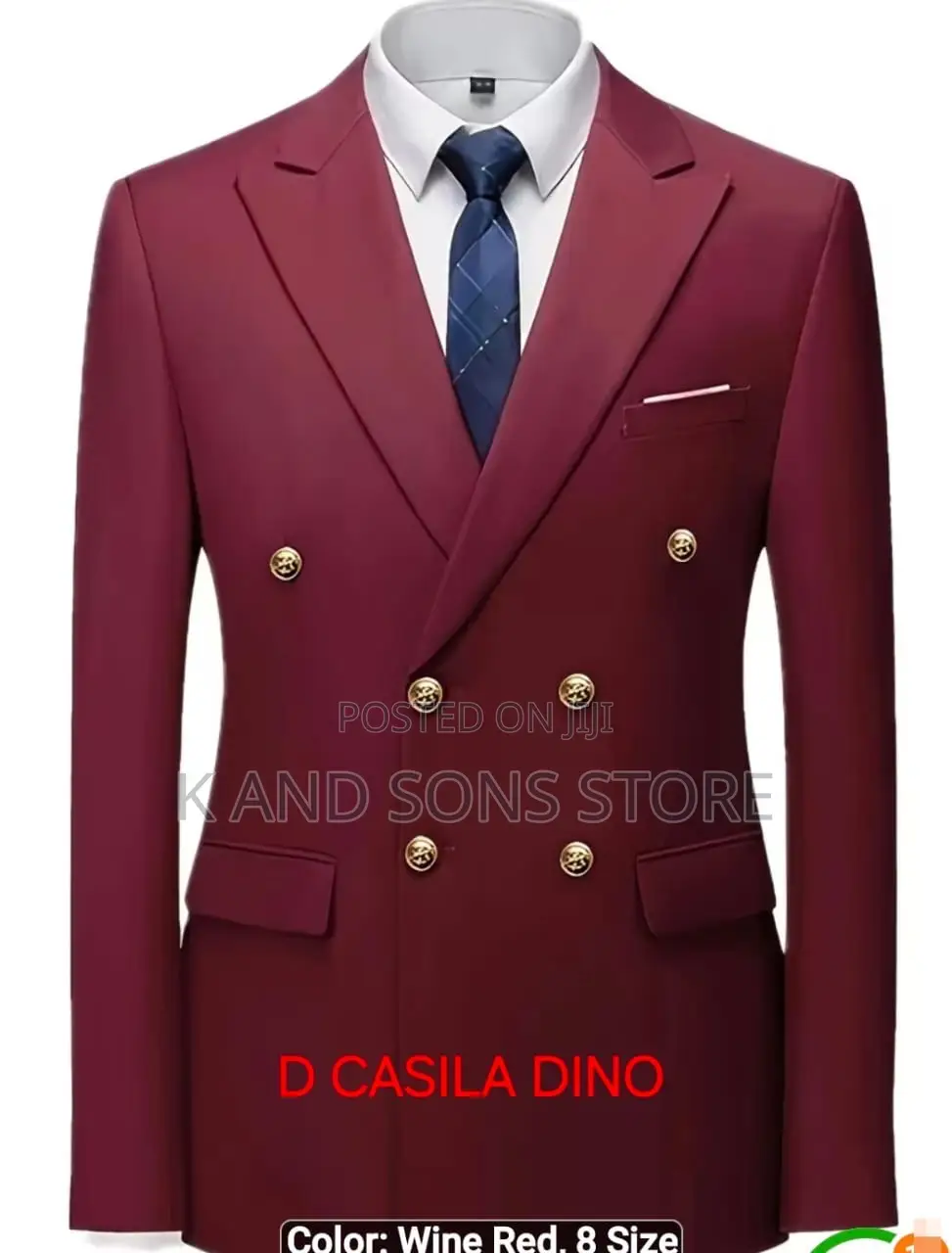 Double Breasted Dino Man Suit