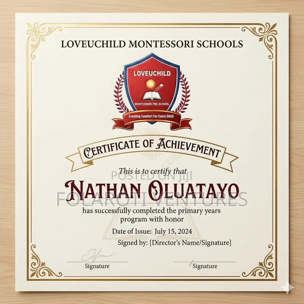 Certificate Printing