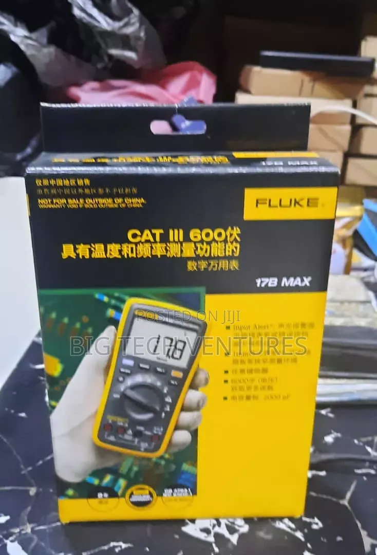 Fluke 17B MAX Digital Multimeter, Featuring Temperature and Frequency