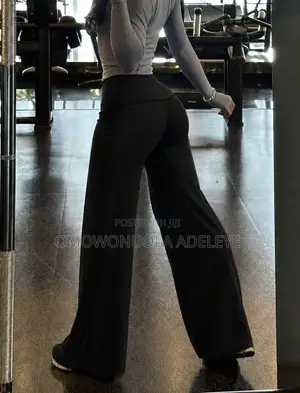 Women's Minimalist High-Waist Wide Leg Pants