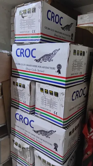 200Ah 12V Croc Dry Cycle Solar Battery