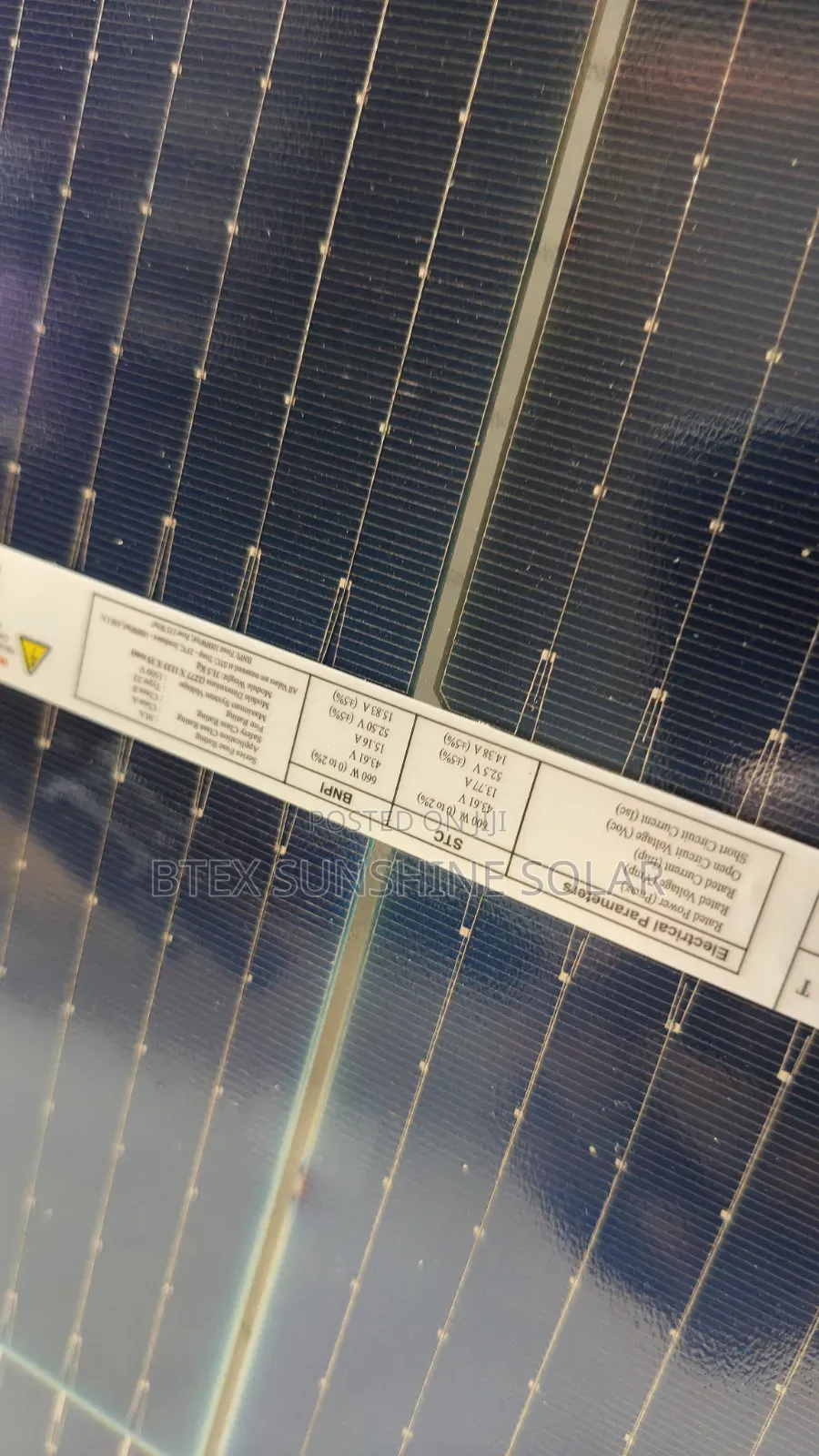 650watt Mono Bificare Panels