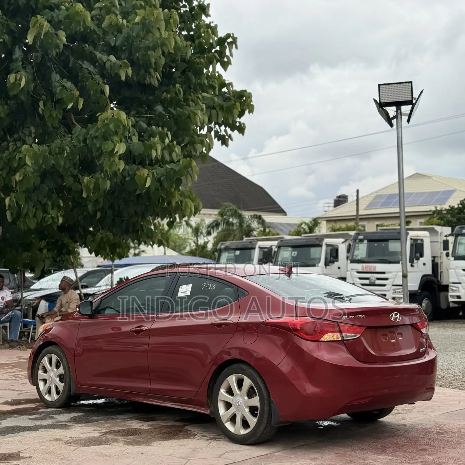 Hyundai Elantra 2012 Red
