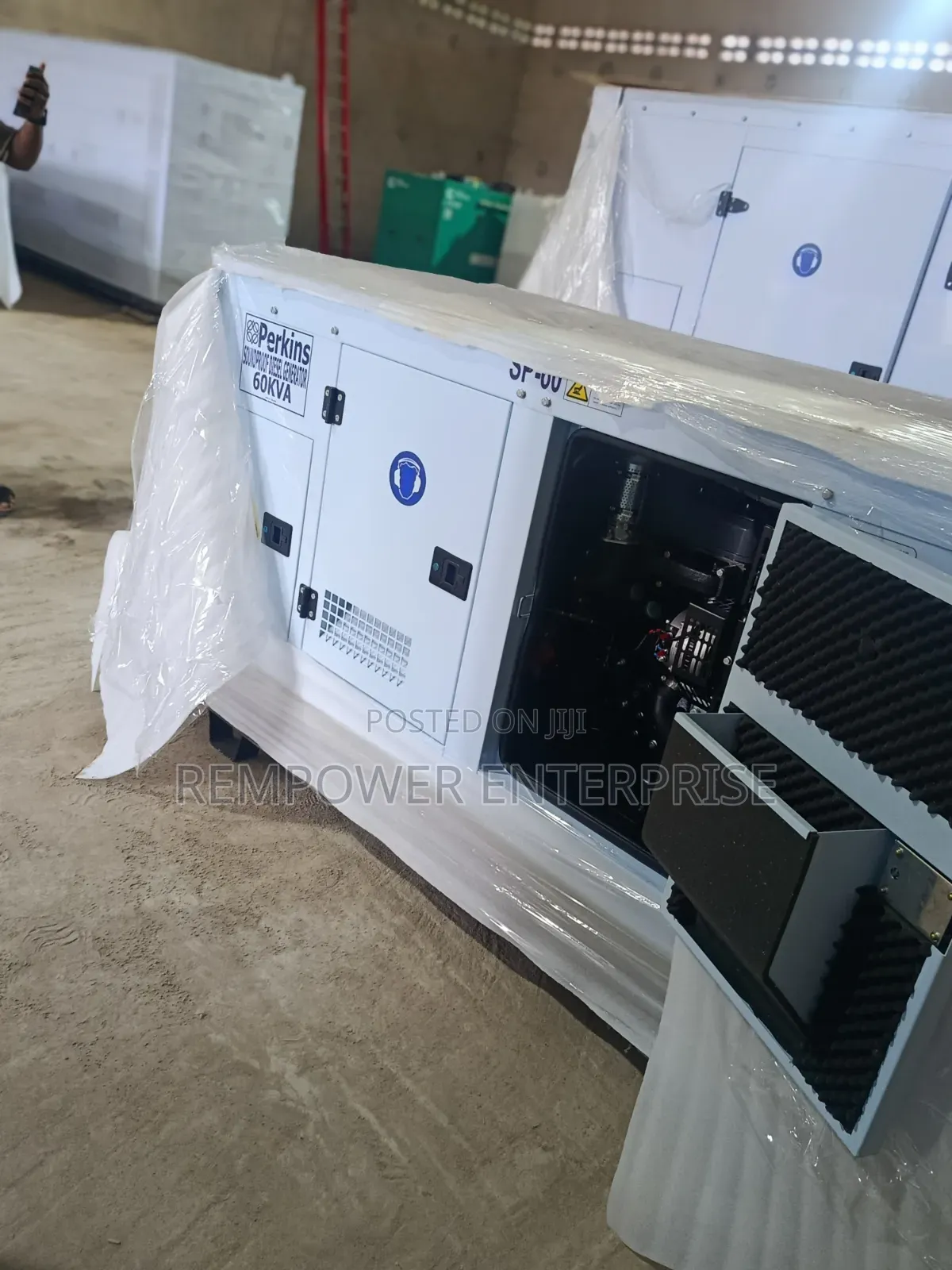 4 Cylinder Perkins 60kva