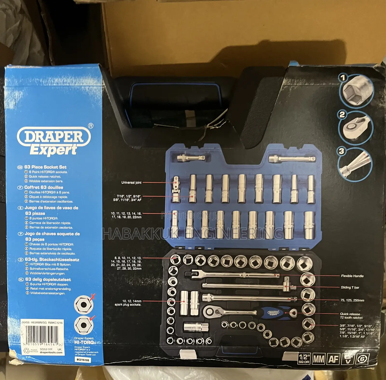 63 PCS Socket Set