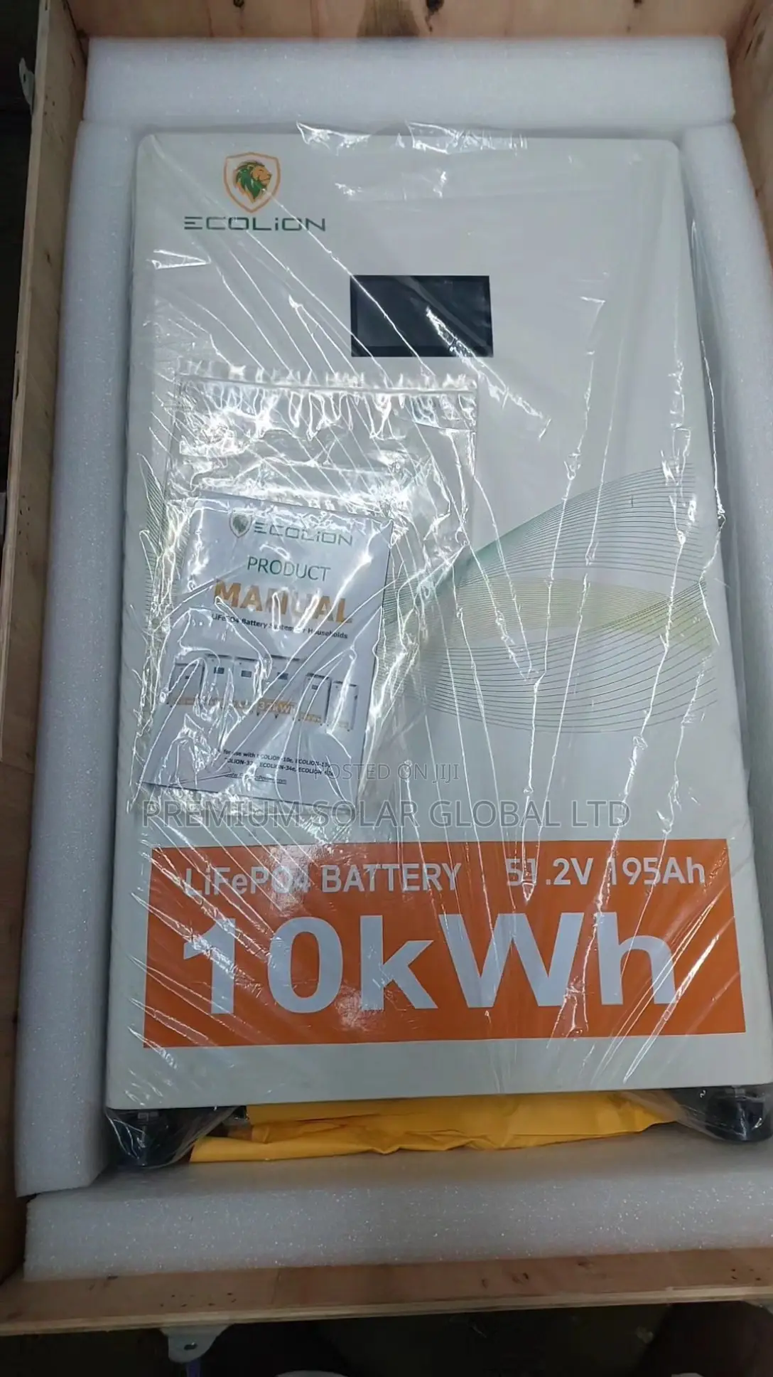 10kwh Ecolion Lithium Battery