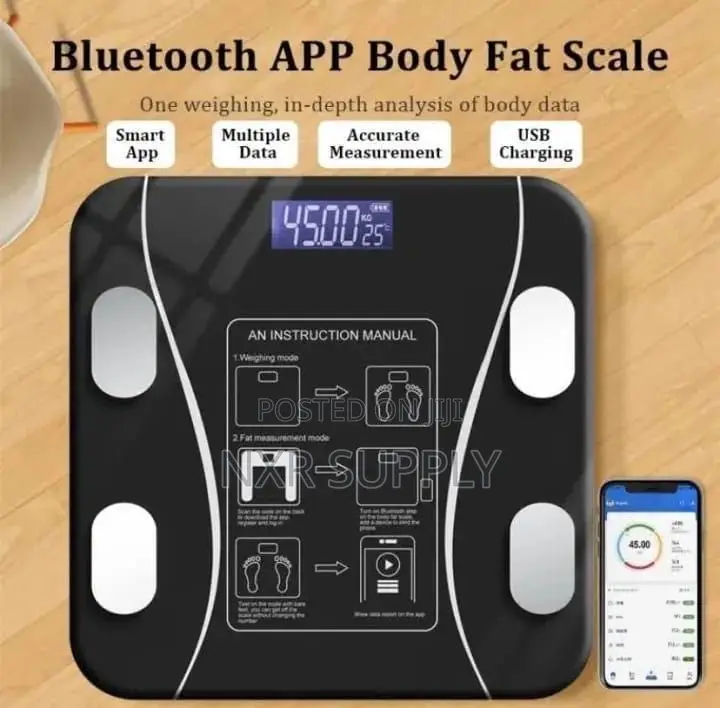 Smart Digital Body Weight Scale Wireless LED