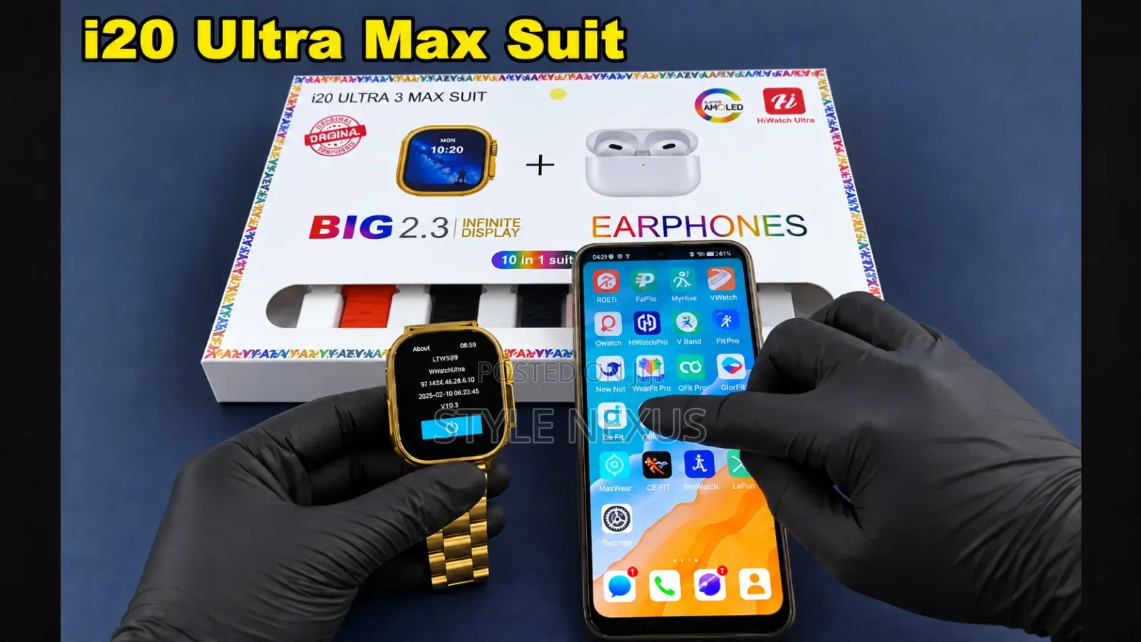 I20 Ultra 3 Max Suit (Amoled Screen)