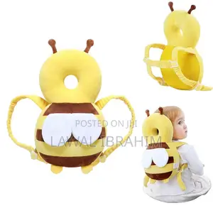 Baby Head & Back Cushion Backpack – Bee Design