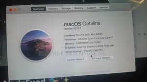 Laptop Apple MacBook 2012 8GB Intel Core i7 HDD+SSD 256GB