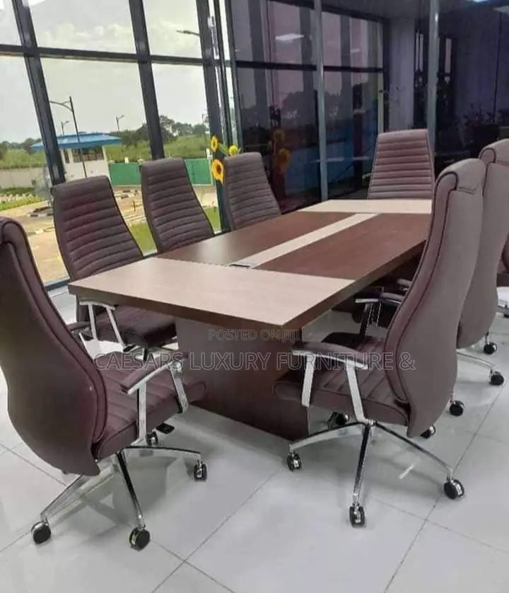 8- Seater Conference Table With Eight Executive Chairs