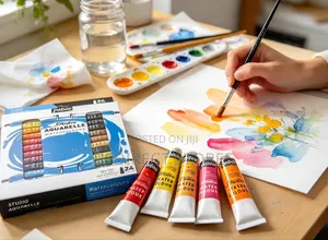 PEBEO Watercolour Paint Set for Professional Artists - 24