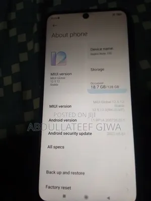 Mobile Phone 128 GB Blue