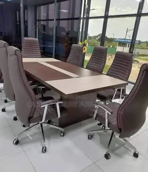 8- Seater Conference Table With Eight Executive Chairs