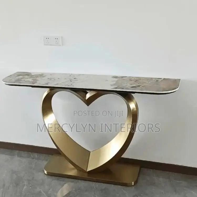 Marble Top Console Table