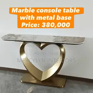 Marble Top Console Table