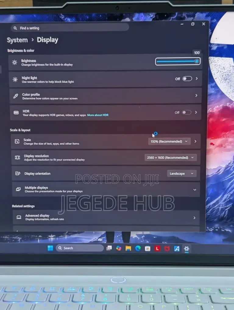 Laptop Lenovo Legion 7 32GB Intel Core i9 SSD 1T