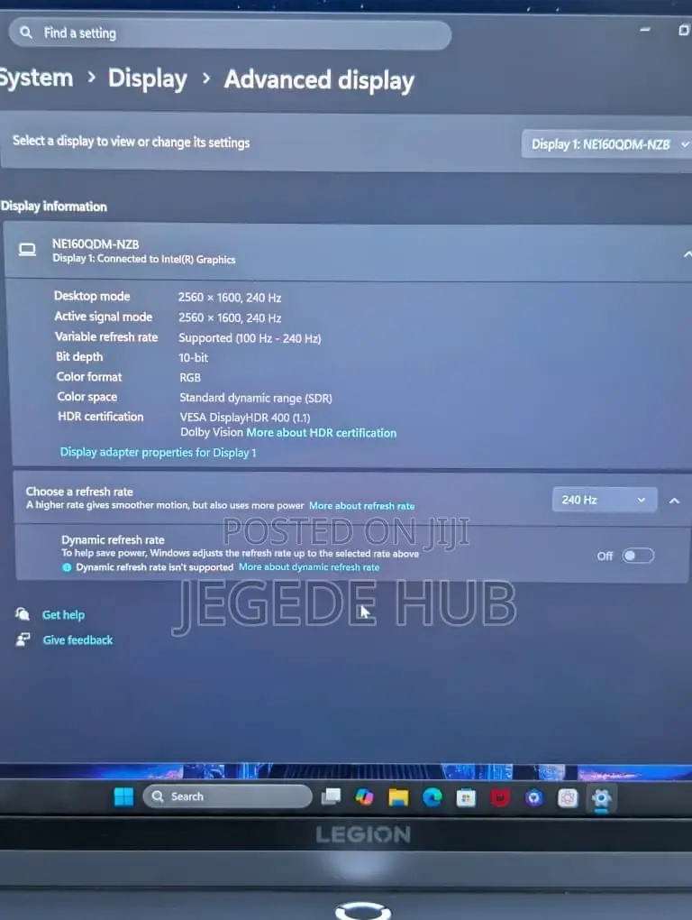 Laptop Lenovo Legion 5 32GB Intel Core Ultra 9 SSD 1T