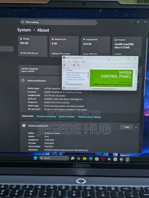 Laptop Lenovo Legion 5 32GB Intel Core Ultra 9 SSD 1T