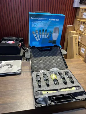 Samson 5-Piece Dynamic Drum Microphone System With Mic Clips