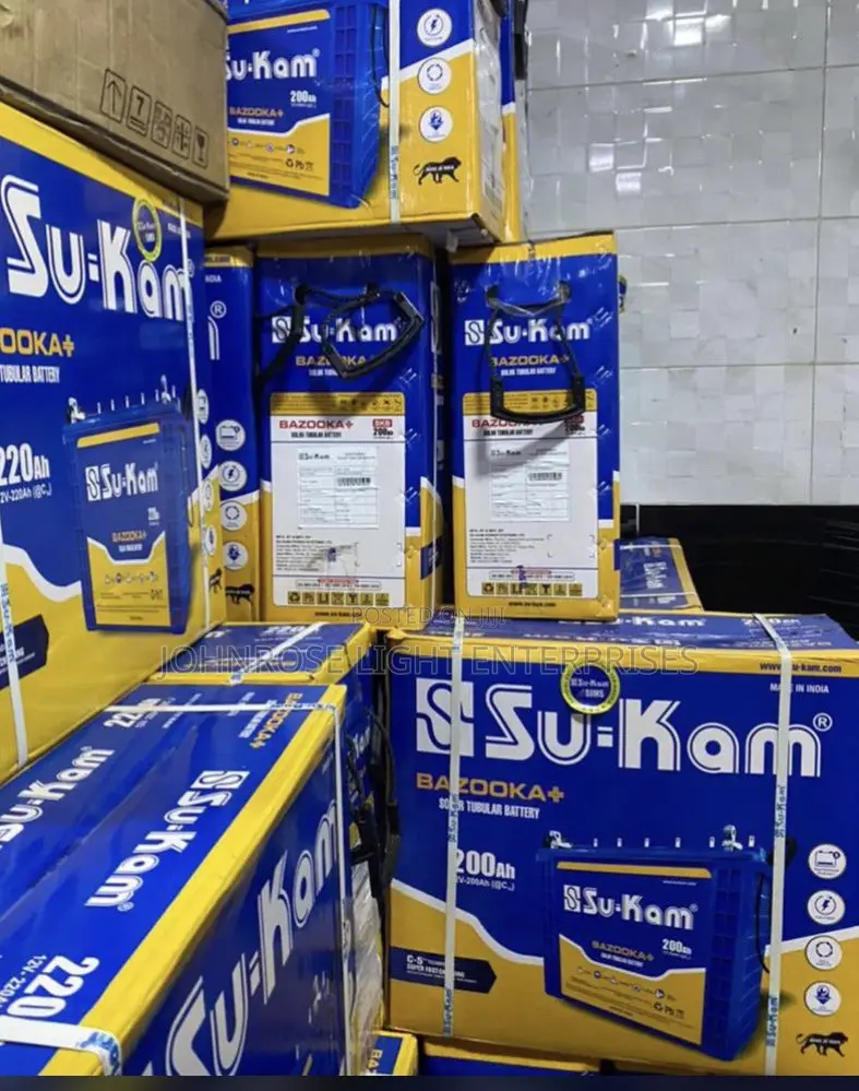 SMS Tubular Battery 220ah 12v