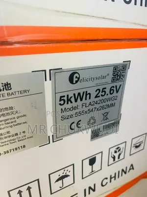 5kwh 25.6v Felicity Solar Lithium Batteries Is Available