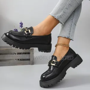 High Grade Female Black Loafers CK 5v