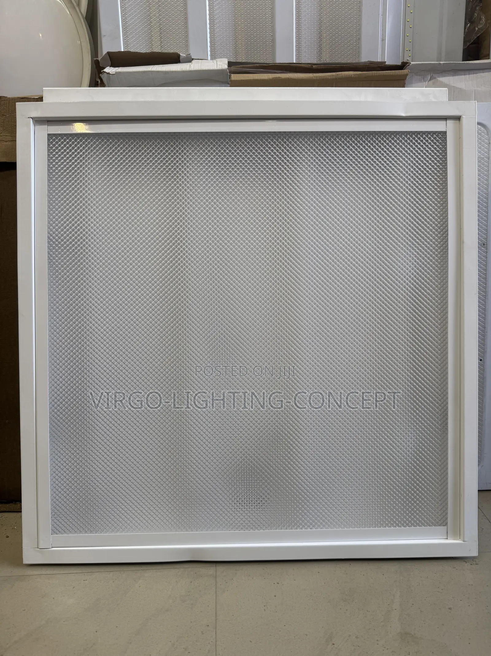 600x600 Framed Prismatic Lighting Diffuser Panel