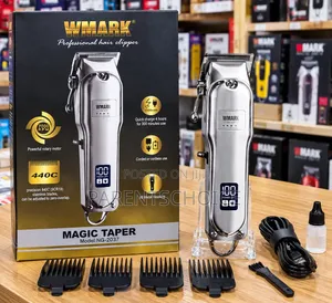 Wmark Ng-2037 All-Metal Cordless Hair Clipper 2500mah Battery